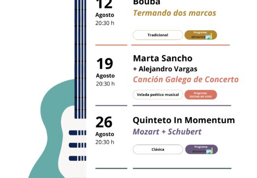 A diversidade musical volve encher de música o Claustro do Concello de Ortigueira
